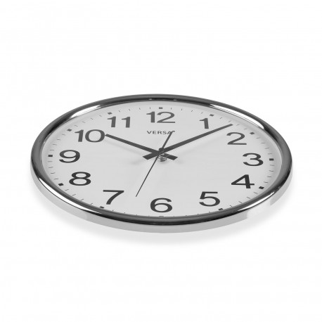 HORLOGE MURALE GIA ARGENT 31 CM