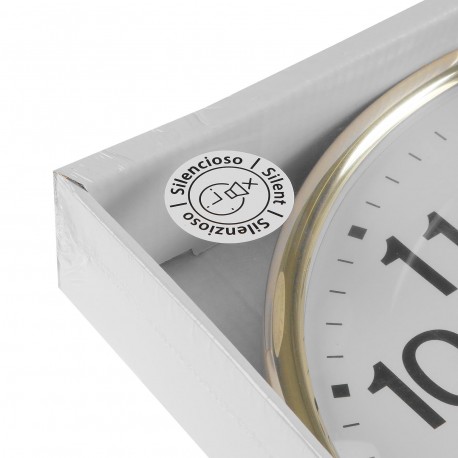 HORLOGE MURALE GIA DORÉ 31 CM
