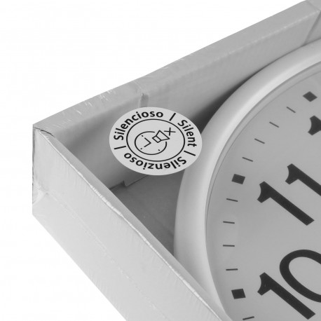 HORLOGE MURALE GIA BLANC 35 CM