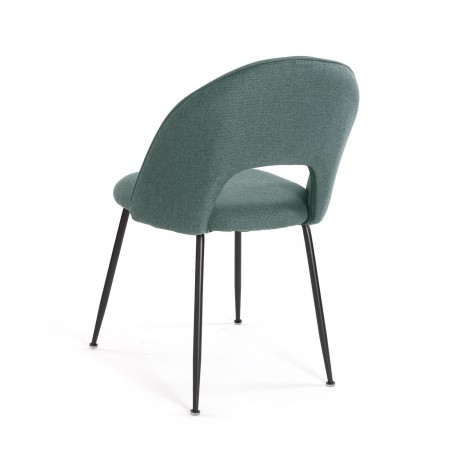 CHAISE RIGLOS BLEU-VERT