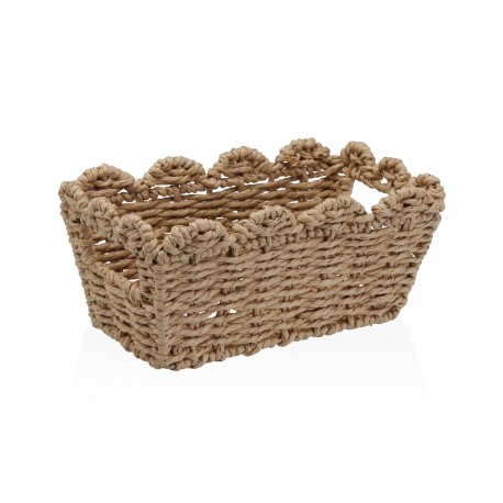 PANIER TRESSÉ BORD NATUREL