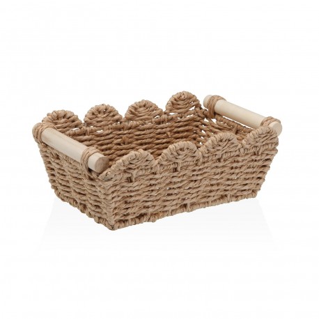 PANIER TRESSÉ BORD NATUREL