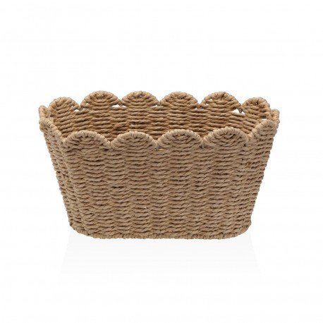 PANIER TRESSÉ BORD NATUREL