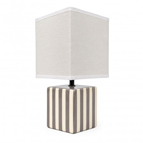 LAMPE RAYÉE GRISE
