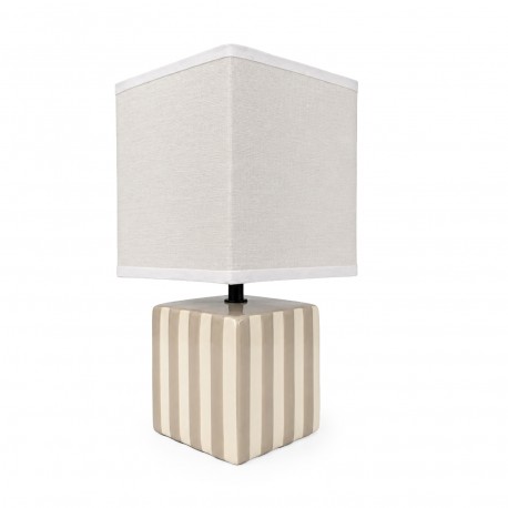 LAMPE RAYÉE BEIGE