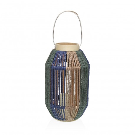 LANTERNE LED AVEC BOUGIE 36 CM SELUNA