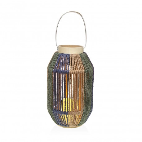 LANTERNE LED AVEC BOUGIE 36 CM SELUNA
