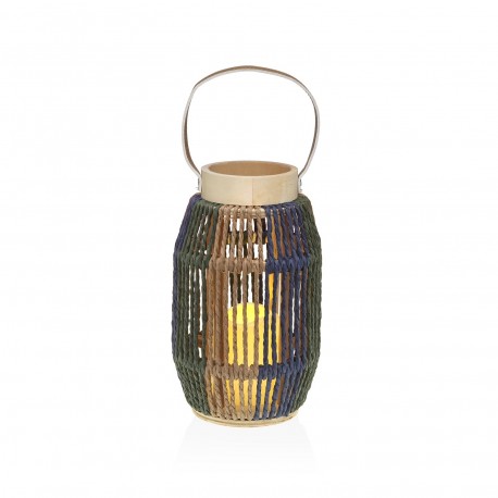 LANTERNE LED AVEC BOUGIE 26 CM SELUNA