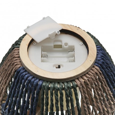 LANTERNE LED AVEC BOUGIE 26 CM SELUNA