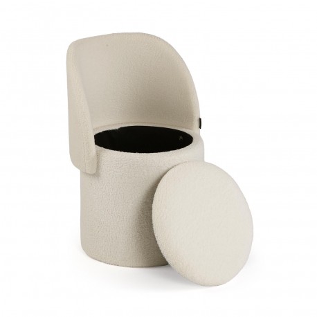 SIÈGE AVEC RANGEMENT BEIGE