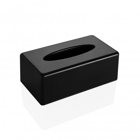 BOÎTE À MOUCHOIRS NOIRE