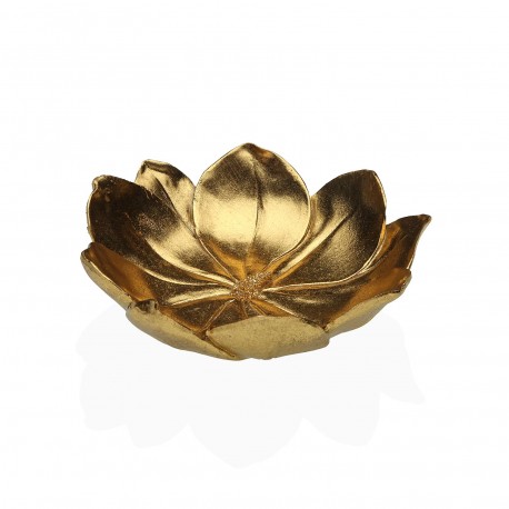 CENTRE DE TABLE LOTUS DORÉ