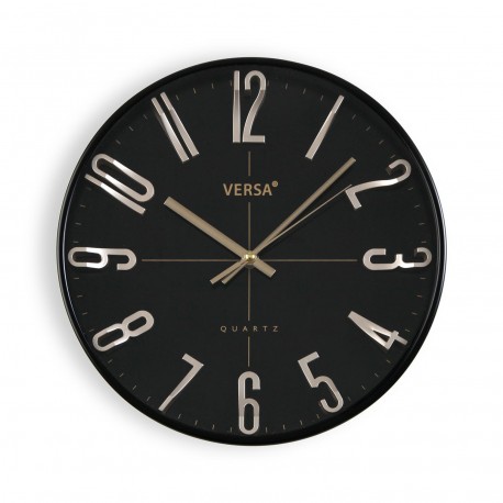 HORLOGE 30 CM BOIS FONCÉ