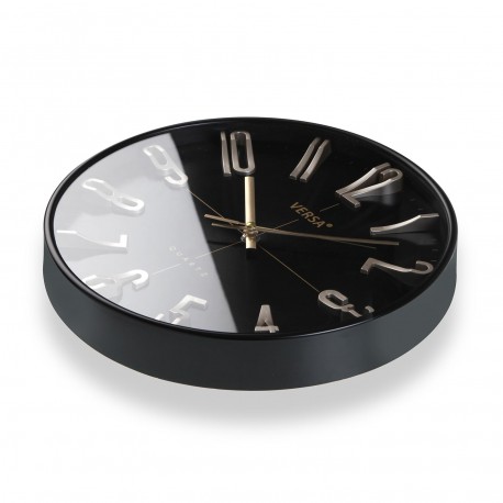 HORLOGE 30 CM BOIS FONCÉ