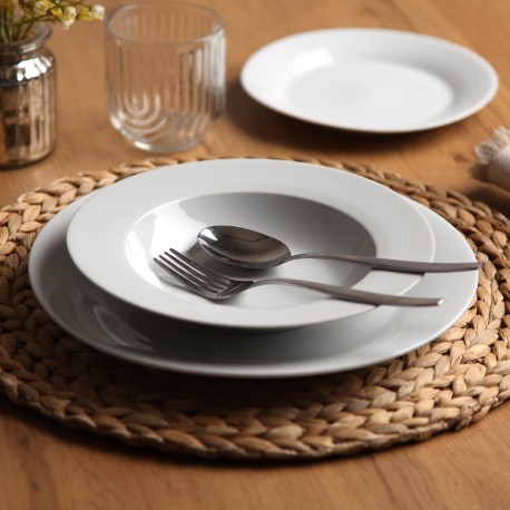 ASSIETTE CREUSE PURE BLANC