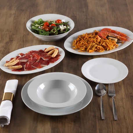 ASSIETTE CREUSE PURE BLANC