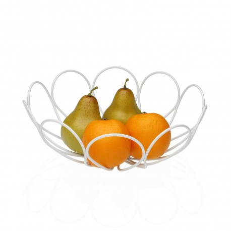 PANIER À FRUITS BLANC 30,5 CM