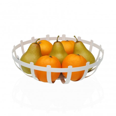 PANIER À FRUITS BLANC 28 CM