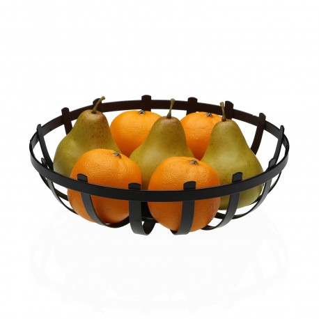 PANIER À FRUITS NOIR 28 CM