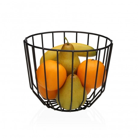 PANIER À FRUITS HAUT NOIR
