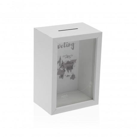TIRELIRE VOYAGE BLANCHE