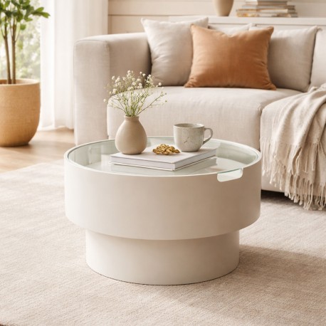 TABLE BASSE CAFÉ ELBA 45 CM