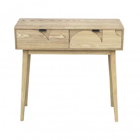 CONSOLE 2 TIROIRS 80CM SARA
