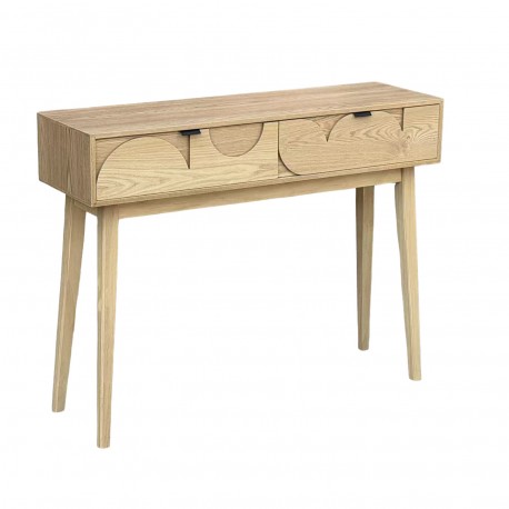 CONSOLE 2 TIROIRS 100CM SARA