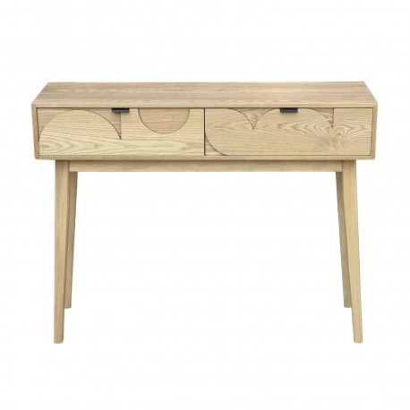 CONSOLE 2 TIROIRS 100CM SARA