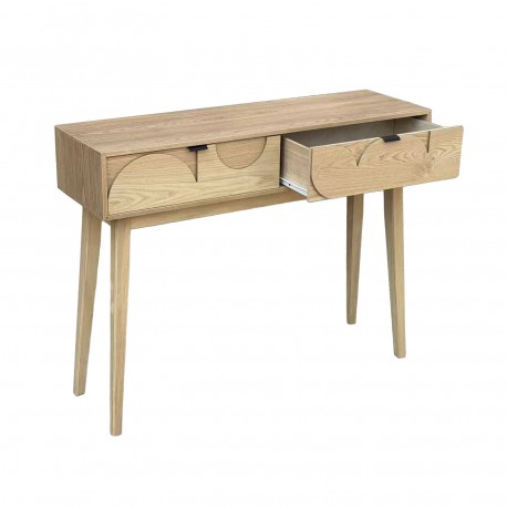 CONSOLE 2 TIROIRS 100CM SARA