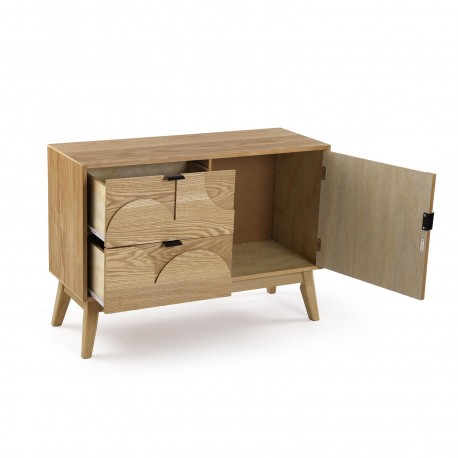 COMMODE 2 TIROIRS ET PORTE SARA