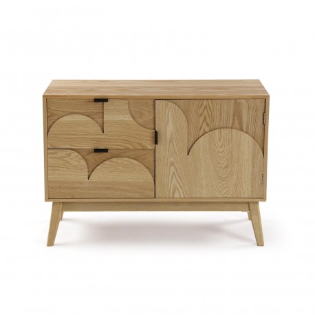 COMMODE 2 TIROIRS ET PORTE SARA