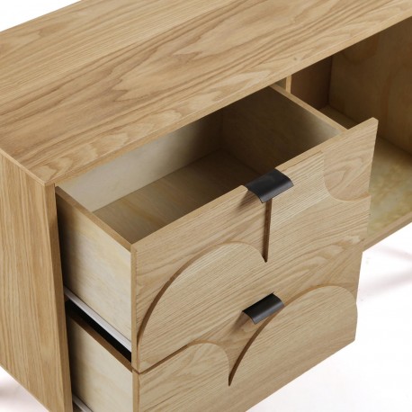 COMMODE 2 TIROIRS ET PORTE SARA