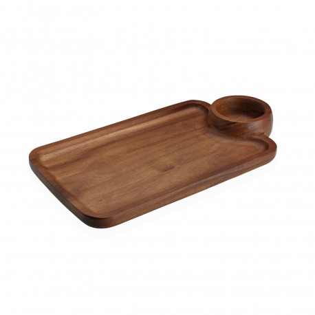PLANCHE À FROMAGE AVEC COUPELLE ACACIA