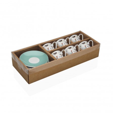 SET 6 CAFÉ /ASSIETTE AMICO
