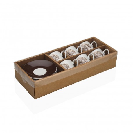 SET 6 CAFÉ /ASSIETTE GAIA