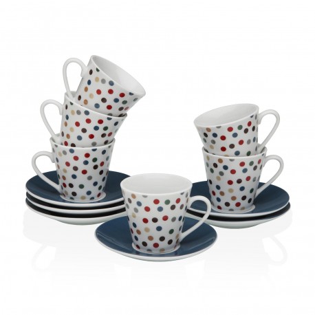 SET 6 CAFÉ /ASSIETTE VERA