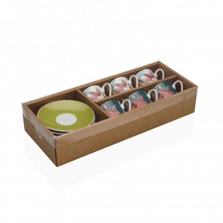 SET 6 CAFÉ /ASSIETTE KIWA