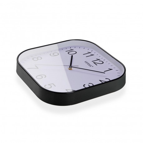 HORLOGE CUISINE SQUARE BLANC