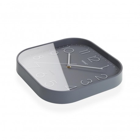 HORLOGE CUISINE SQUARE GRIS