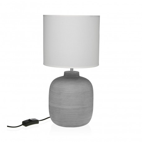 LAMPE TABLE OPERA GRIS