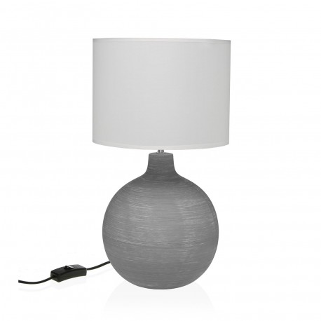 LAMPE TABLE CÉRAMIQUE DEWAS GRIS