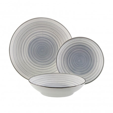 SERVICE 18 PIÈCES NYLOR GRIS