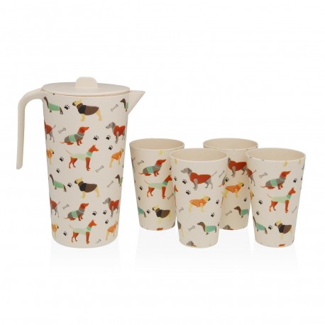 SET 4 VERRES ET CARAFE AMICO