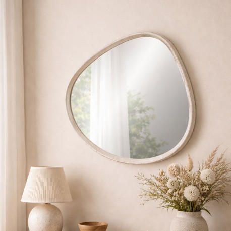 MIROIR MURAL BEIGE