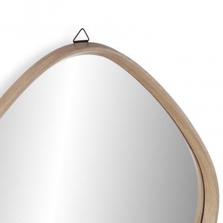 MIROIR MURAL MARRON CLAIR