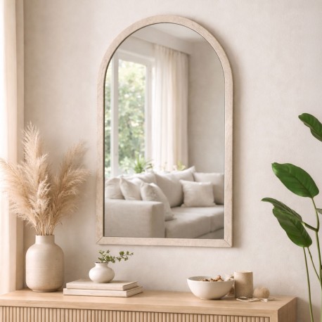 MIROIR MURAL BEIGE