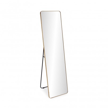 MIROIR SUR PIED DORÉ AVEC SUPPORT