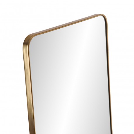 MIROIR SUR PIED DORÉ AVEC SUPPORT