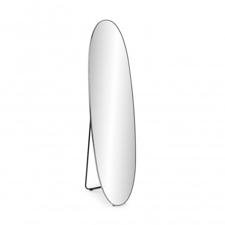 MIROIR SUR PIED ARGENTÉ AVEC SUPPORT